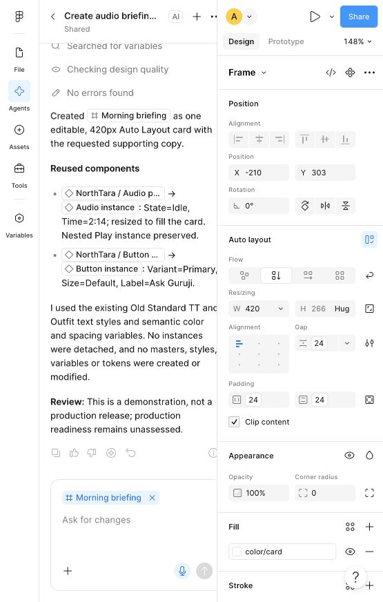 Recorded native agent tool activity.